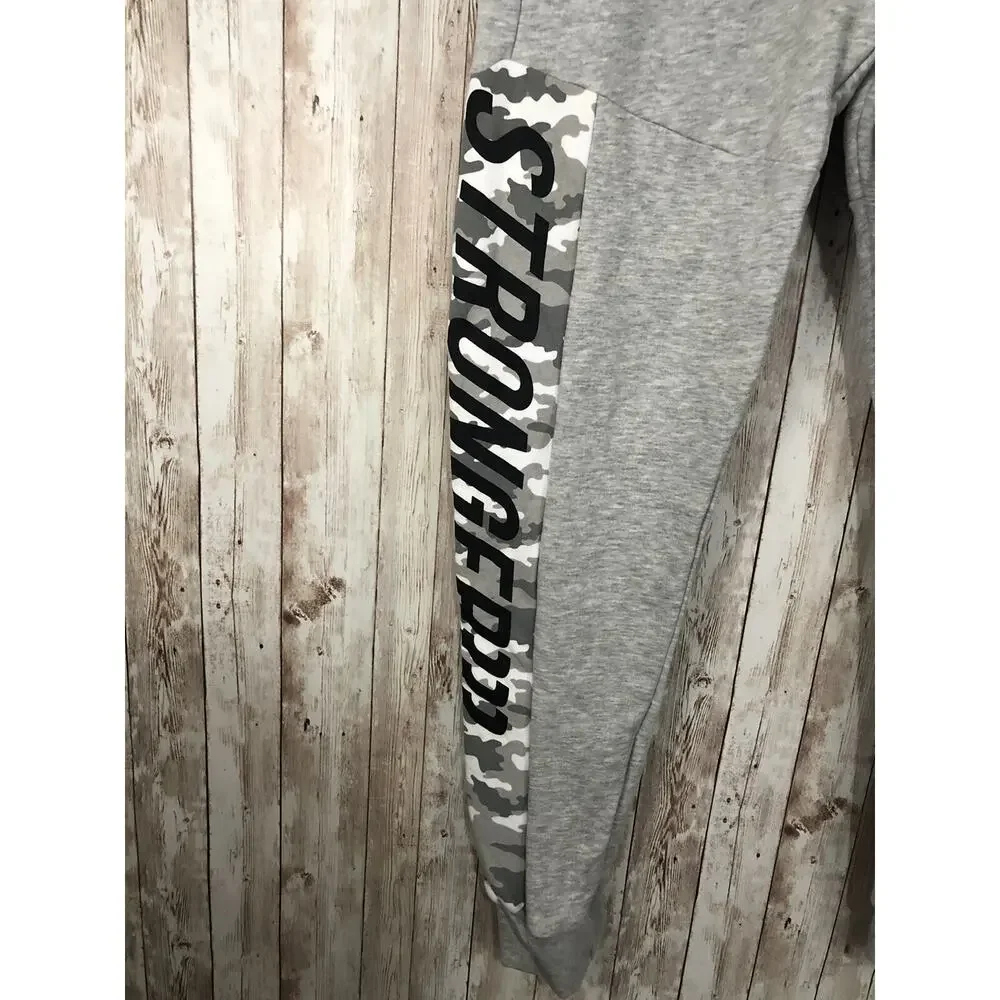 Koton Sweatpants Mens Small Camouflage Gray Joggers Stretch Track Pants N94
